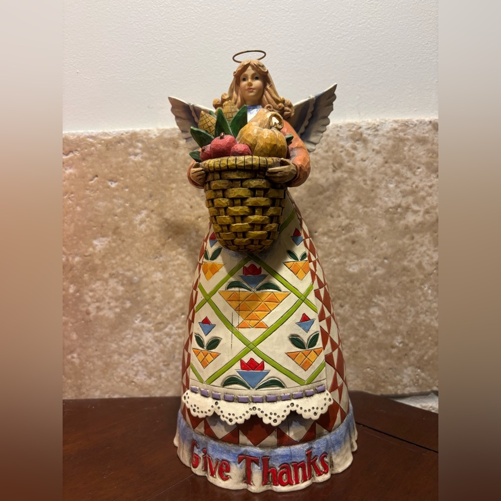 Jim Shore give thanks angel